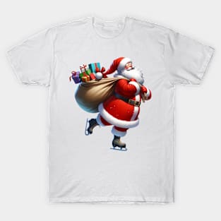 Santa Delivering Gifts T-Shirt